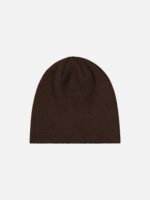 SKULL BEANIE - COFFEE