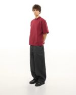 SIGNATURE BLANK T-SHIRT - BURGUNDY - Image 5