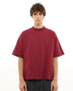 SIGNATURE BLANK T-SHIRT - BURGUNDY - Image 2
