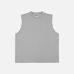 MUSCLE TEE - GREY MELANGE