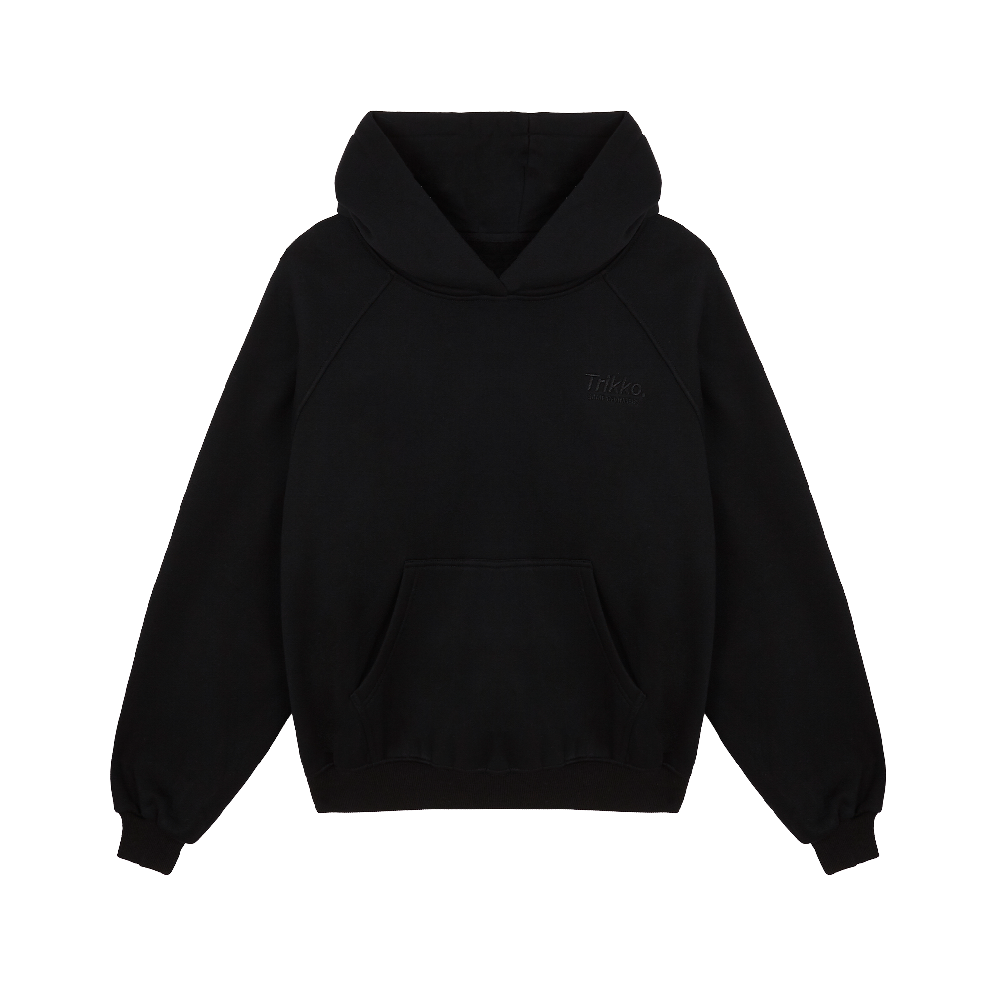 black-hoodie BLACK CORE HOODIE - Image 1