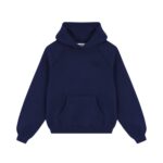 NAVY BLUE CORE HOODIE - Image 2