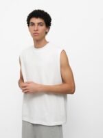 MUSCLE TEE - WHITE - Image 4