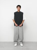 MUSCLE TEE - WASHED BLACK - Image 2