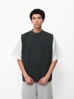 MUSCLE TEE - WASHED BLACK - Image 3