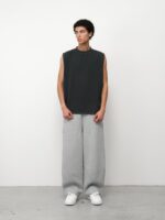 MUSCLE TEE - WASHED BLACK - Image 5