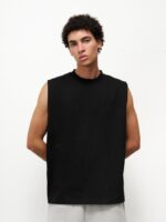 MUSCLE TEE - BLACK - Image 3